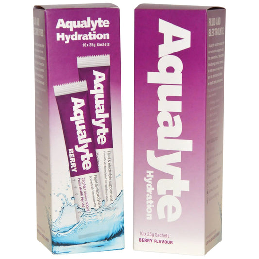 Aqualyte Berry Flavour Electrolyte Sachets - 25g (box of 10)