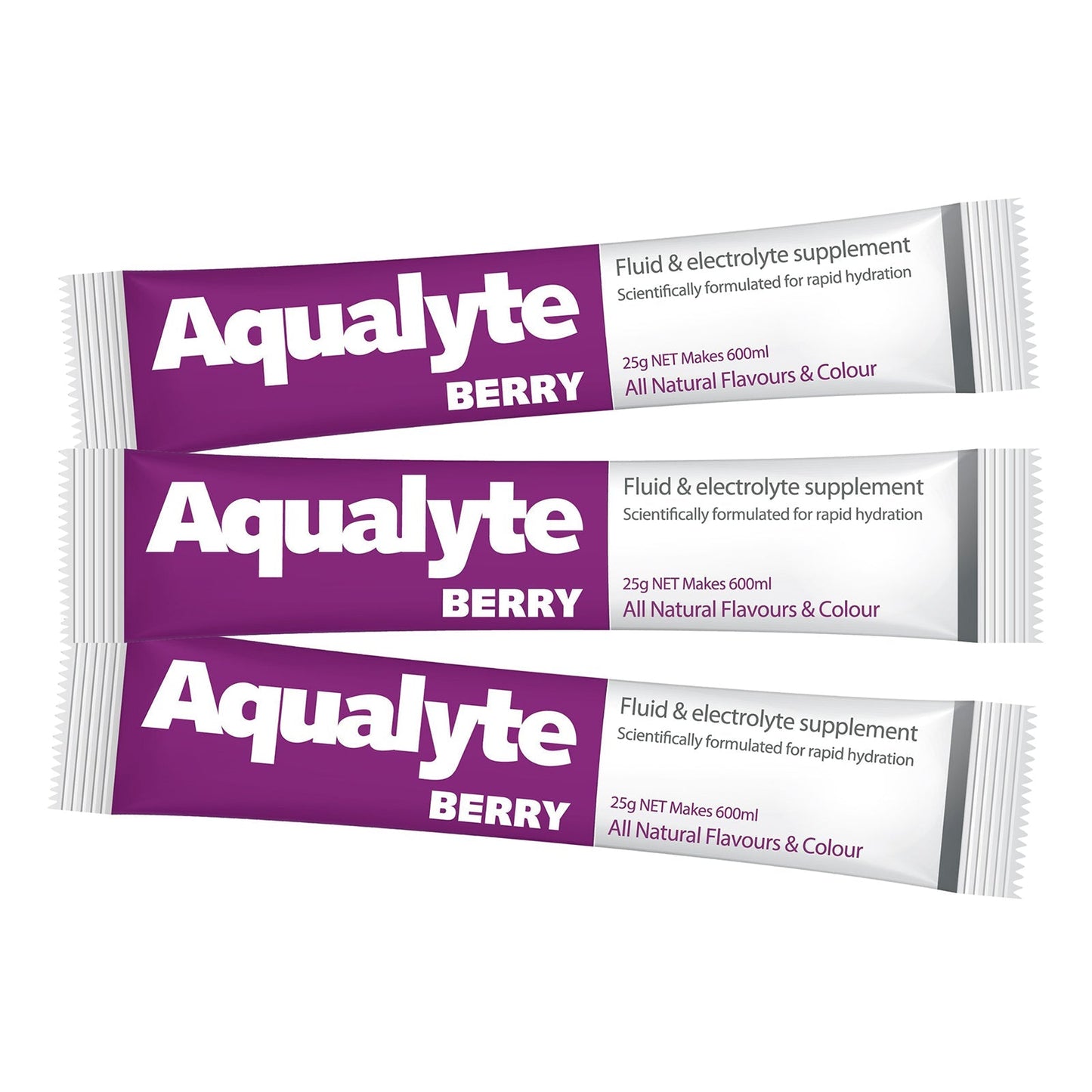 Aqualyte Berry Flavour Electrolyte Sachets - 25g (Box of 50) - SunSafe Australia