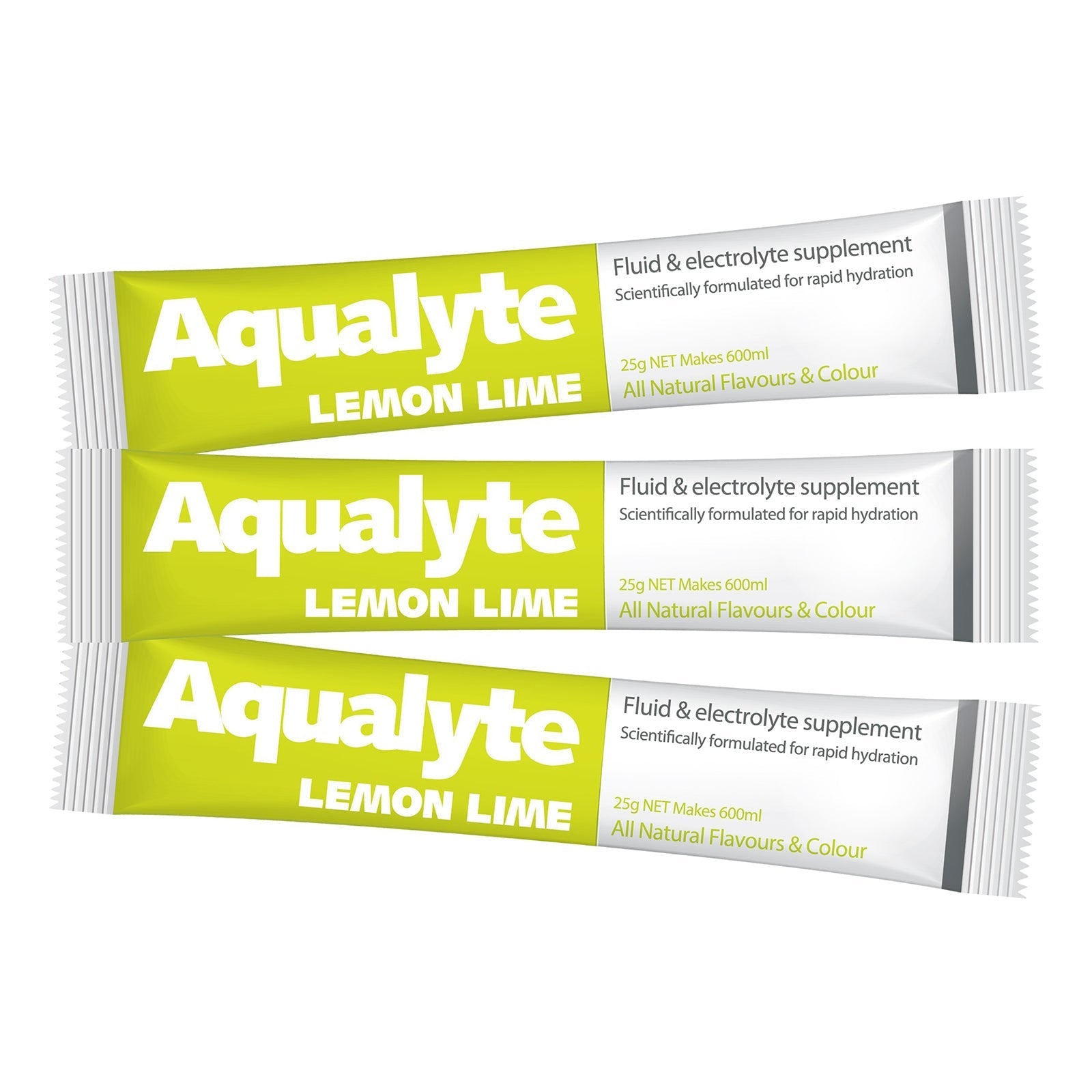 Aqualyte Lemon Lime Flavour Electrolyte Sachets - 25g (Box of 50) - SunSafe Australia