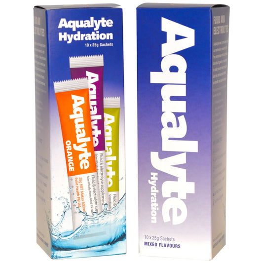 Aqualyte Mixed Flavours Electrolyte Sachets - 25g (Box of 10)