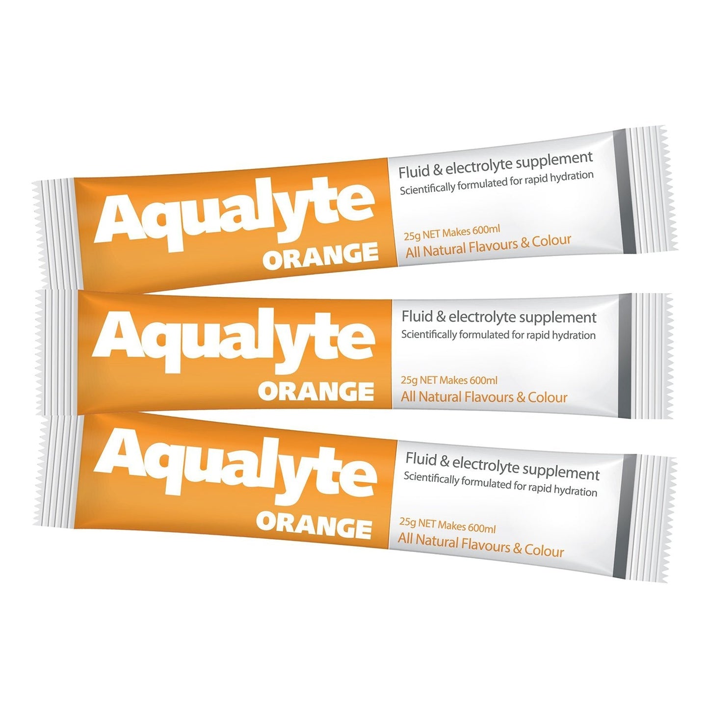Aqualyte Orange Flavour Electrolyte Sachets - 25g (Box of 50) - SunSafe Australia