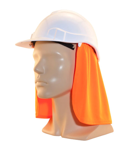UVeto Attach-A-Flap Hard Hat Flap in White Micro Mesh