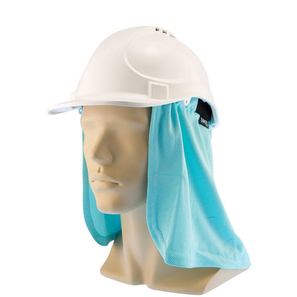 UVeto Attach-A-Flap Hard Hat Flap in Navy Micro Mesh