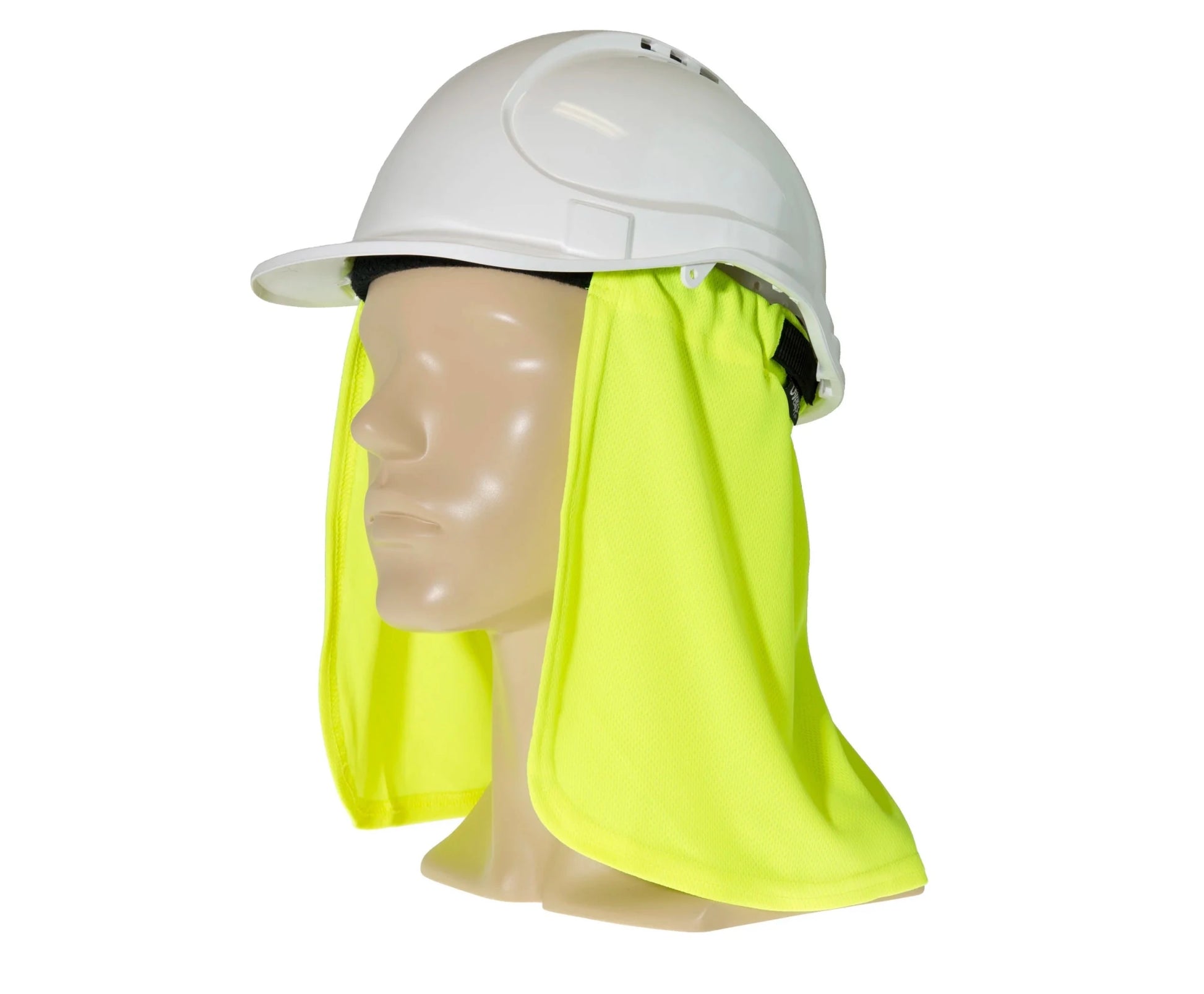 UVeto Attach-A-Flap Hard Hat Flap in Aqua Micro Mesh