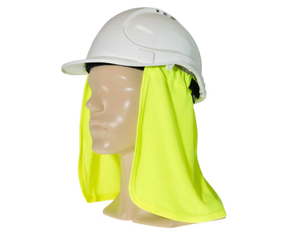 UVeto Attach-A-Flap Hard Hat Flap in Aqua Micro Mesh