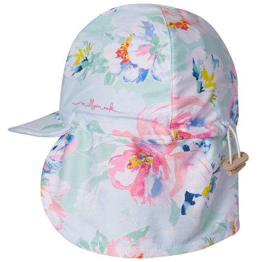 Baby Girls Millymook Legionnaire Peony Hat - SunSafe Australia
