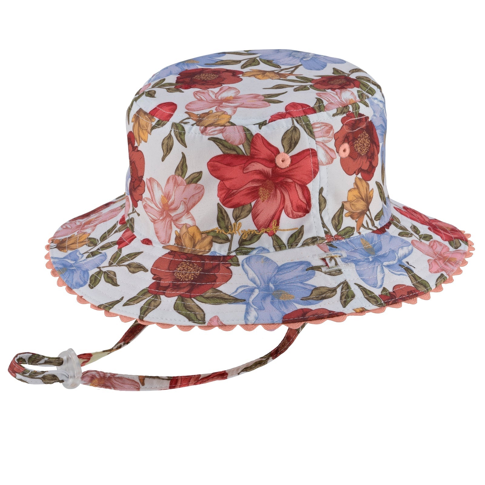 Baby Girls Millymook Tessa Bucket Hat - SunSafe Australia