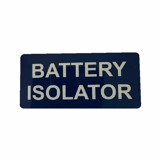Battery Isolator Sticker (10 Pack)