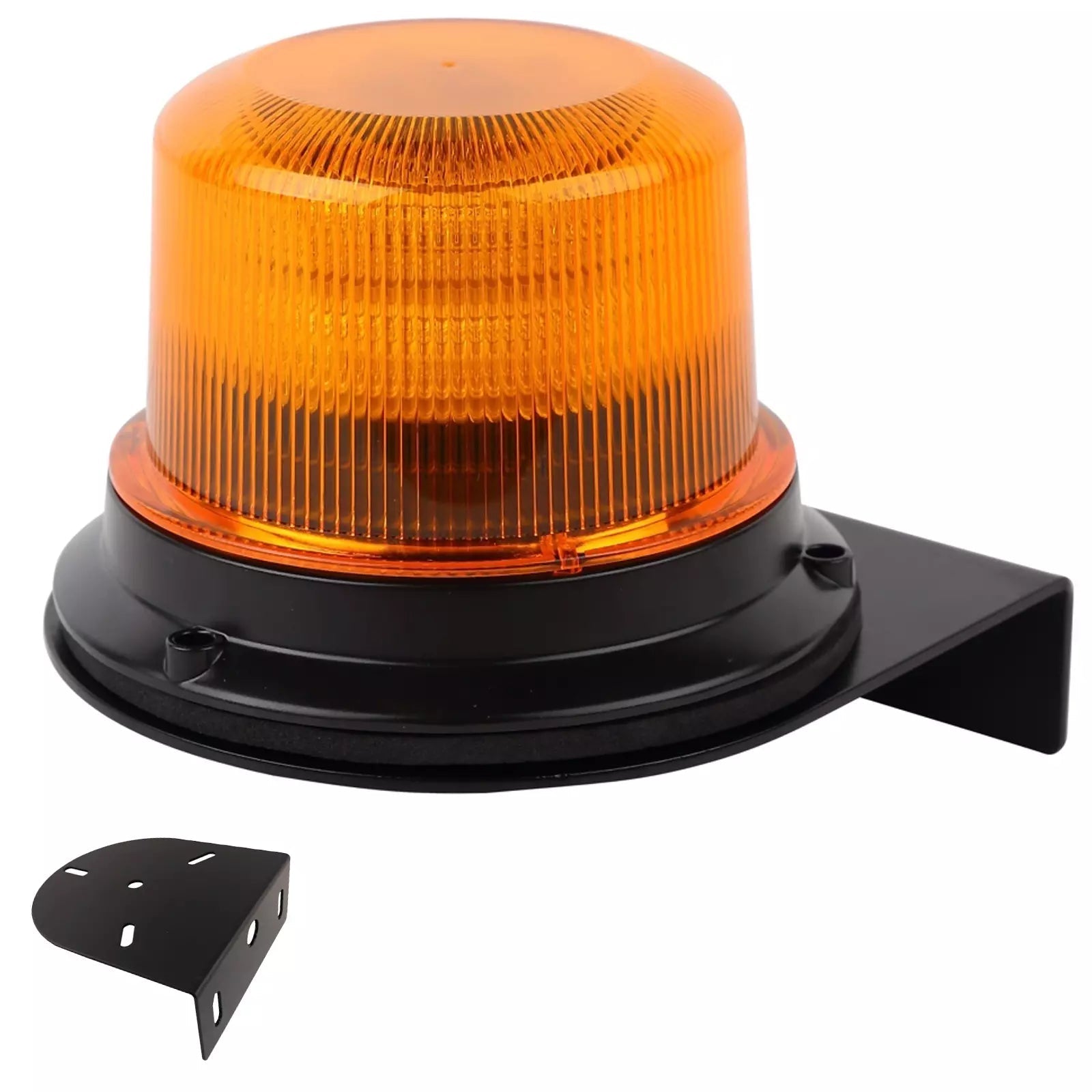 Beacon Mounting Bracket for Small LED Beacon/Strobe Universal Galvanised Black - SunSafe Australia
