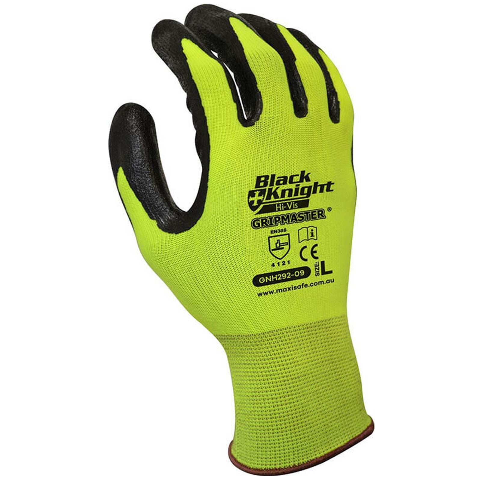 Black Knight Gripmaster Hi - Vis Glove GNH292 - SunSafe Australia
