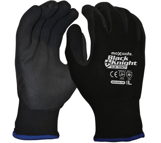 Black Knight Gripmaster Sub Zero Thermal Glove GNL224 - SunSafe Australia