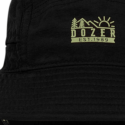 Boys Dozer Barney Bucket Hat with Flap UPF 50+ - SunSafe Australia