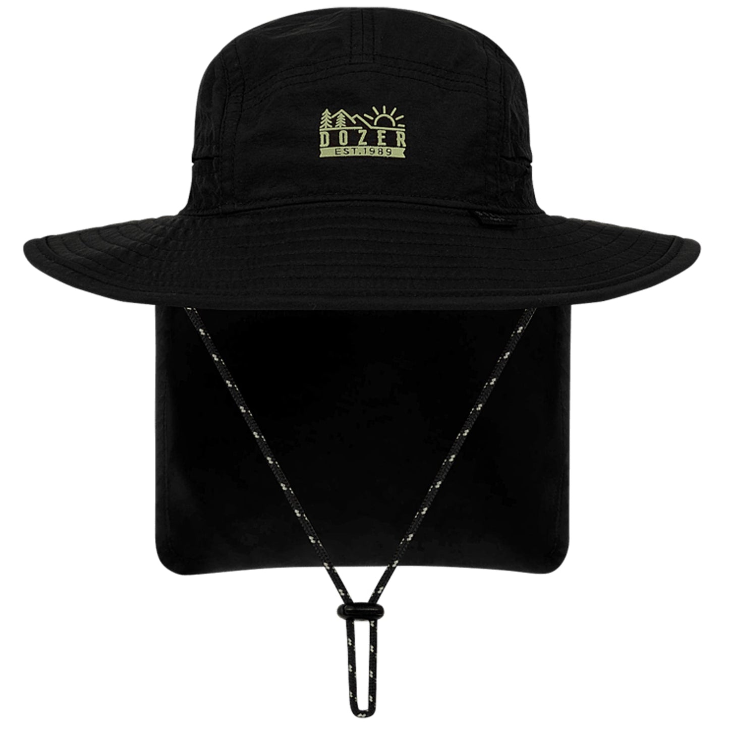 Boys Dozer Barney Bucket Hat with Flap UPF 50+ - SunSafe Australia