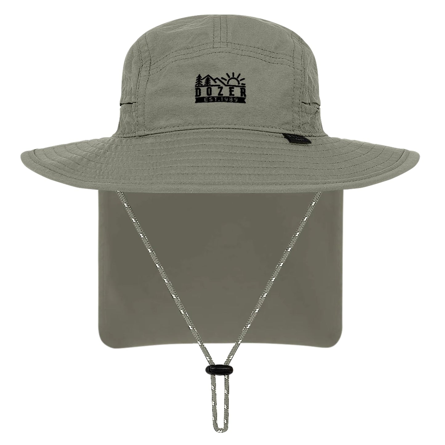 Boys Dozer Barney Bucket Hat with Flap UPF 50+ - SunSafe Australia
