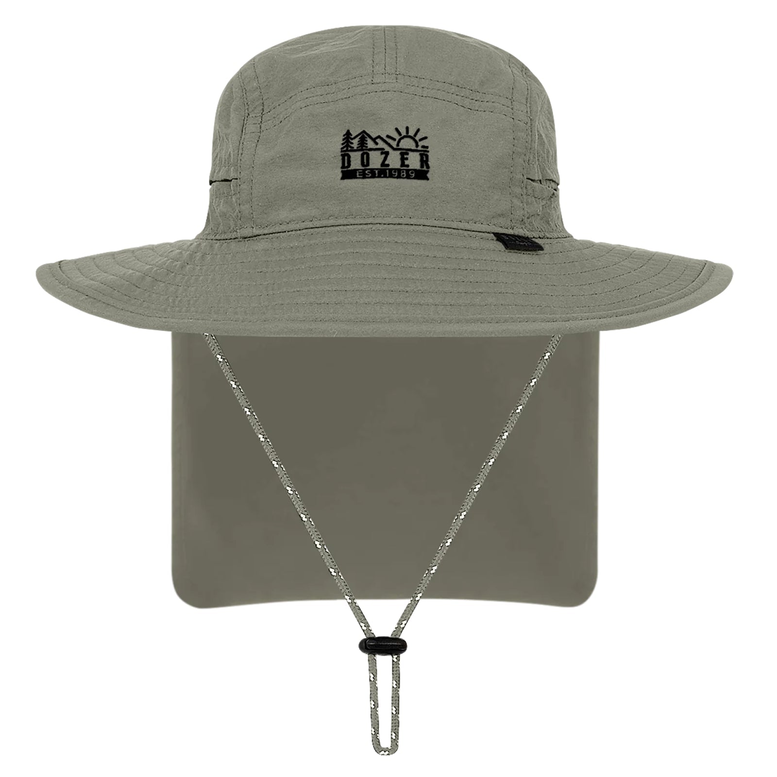 Boys Dozer Barney Bucket Hat with Flap UPF 50+ - SunSafe Australia