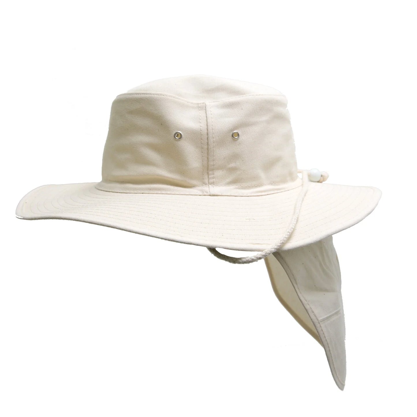 Broad Brim Hat With Neck Flap SunSafe Australia