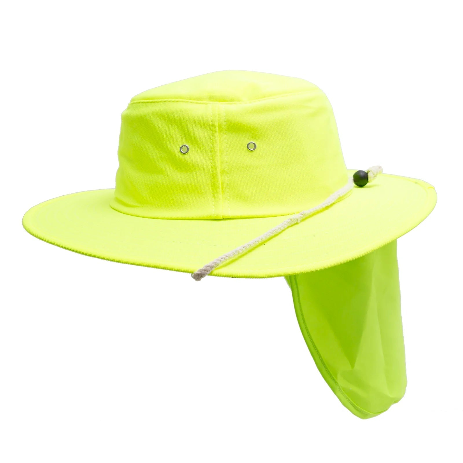 Broad Brim Hat with Chin Strap and Neck Flap - SunSafe Australia