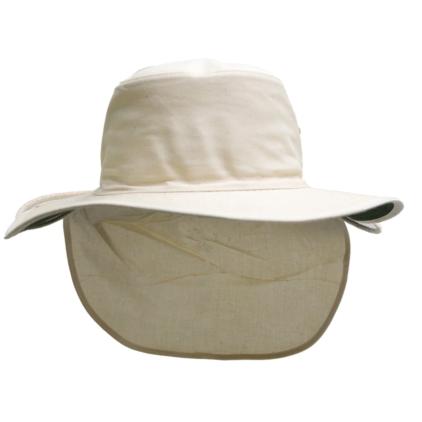 Broad Brim Hat with Chin Strap and Neck Flap - SunSafe Australia