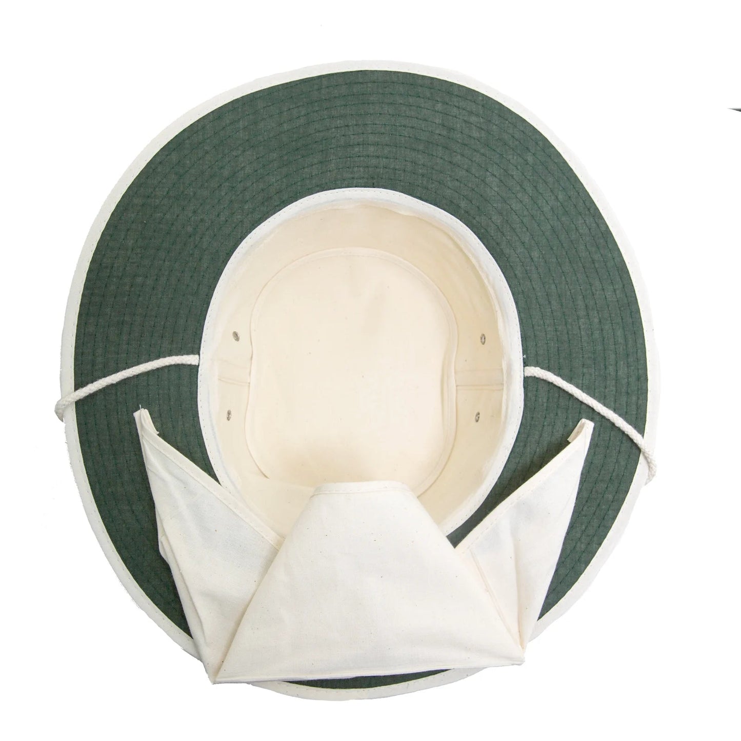 Broad Brim Hat with Chin Strap and Neck Flap - SunSafe Australia