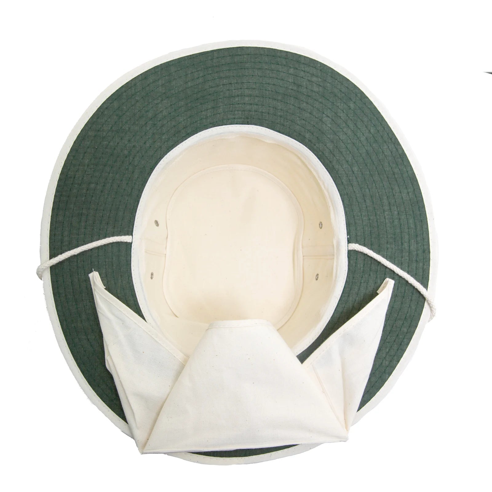 Broad Brim Hat with Chin Strap and Neck Flap - SunSafe Australia