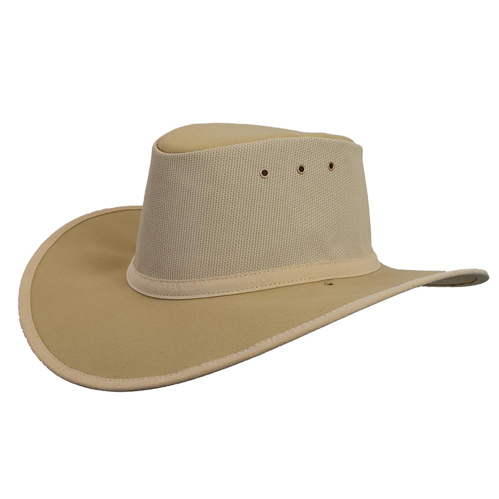 Canning Hat Canvas Breeze Mesh Newcastle Hats - SunSafe Australia