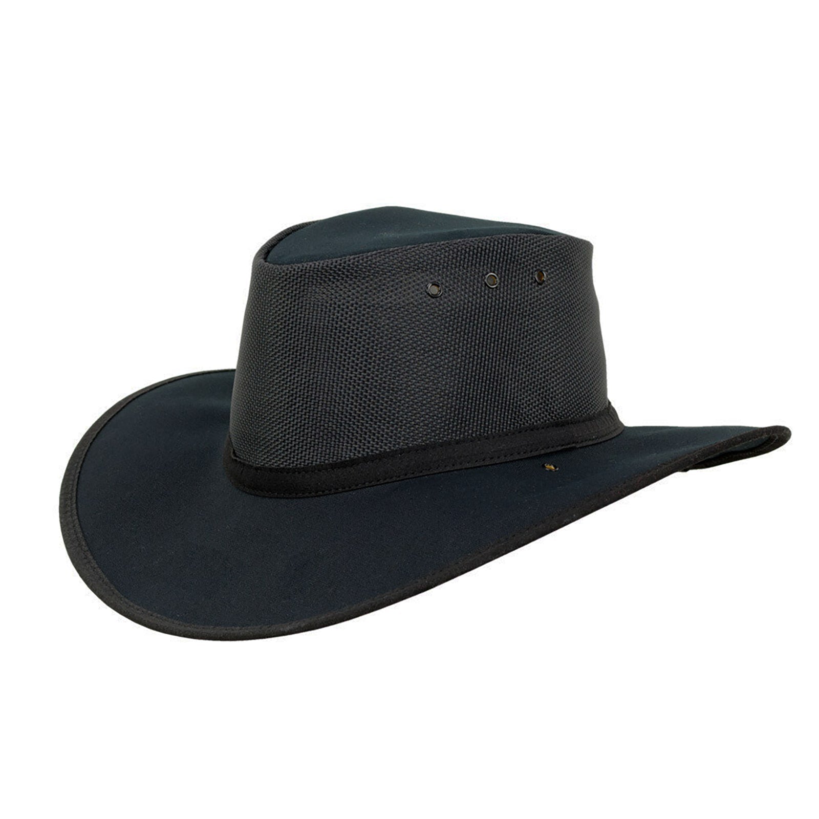 Canning Hat Canvas Breeze Mesh Newcastle Hats - SunSafe Australia