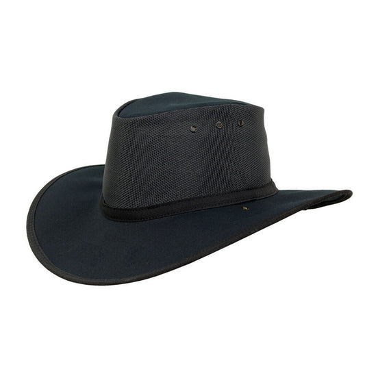 Canning Hat Canvas Breeze Mesh Newcastle Hats - SunSafe Australia