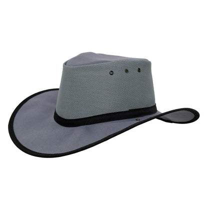 Canning Hat Canvas Breeze Mesh Newcastle Hats - SunSafe Australia