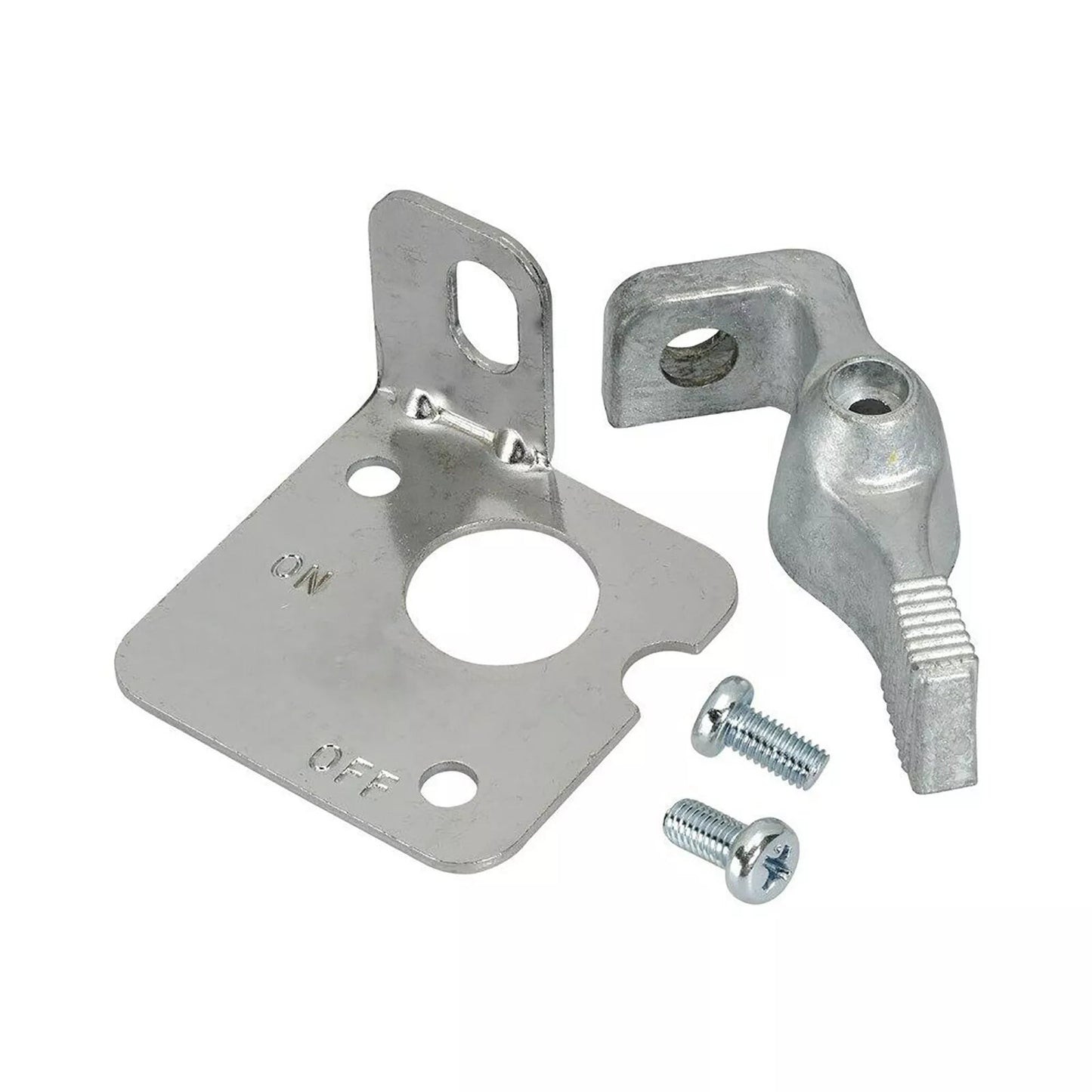Chrome Plated Battery Isolator Lever Lockout with Hasp Hole ACOT500 - SunSafe Australia