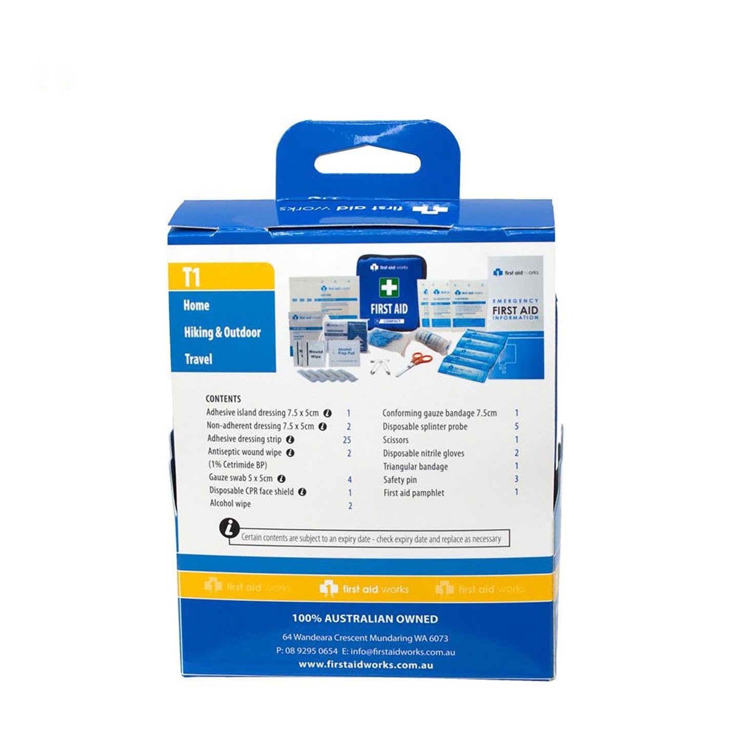 Compact Small Portable Tier 1 First Aid Kit - SunSafe Australia