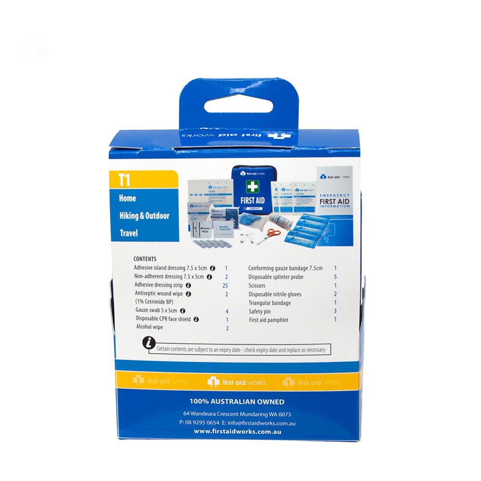Compact Small Portable Tier 1 First Aid Kit - SunSafe Australia