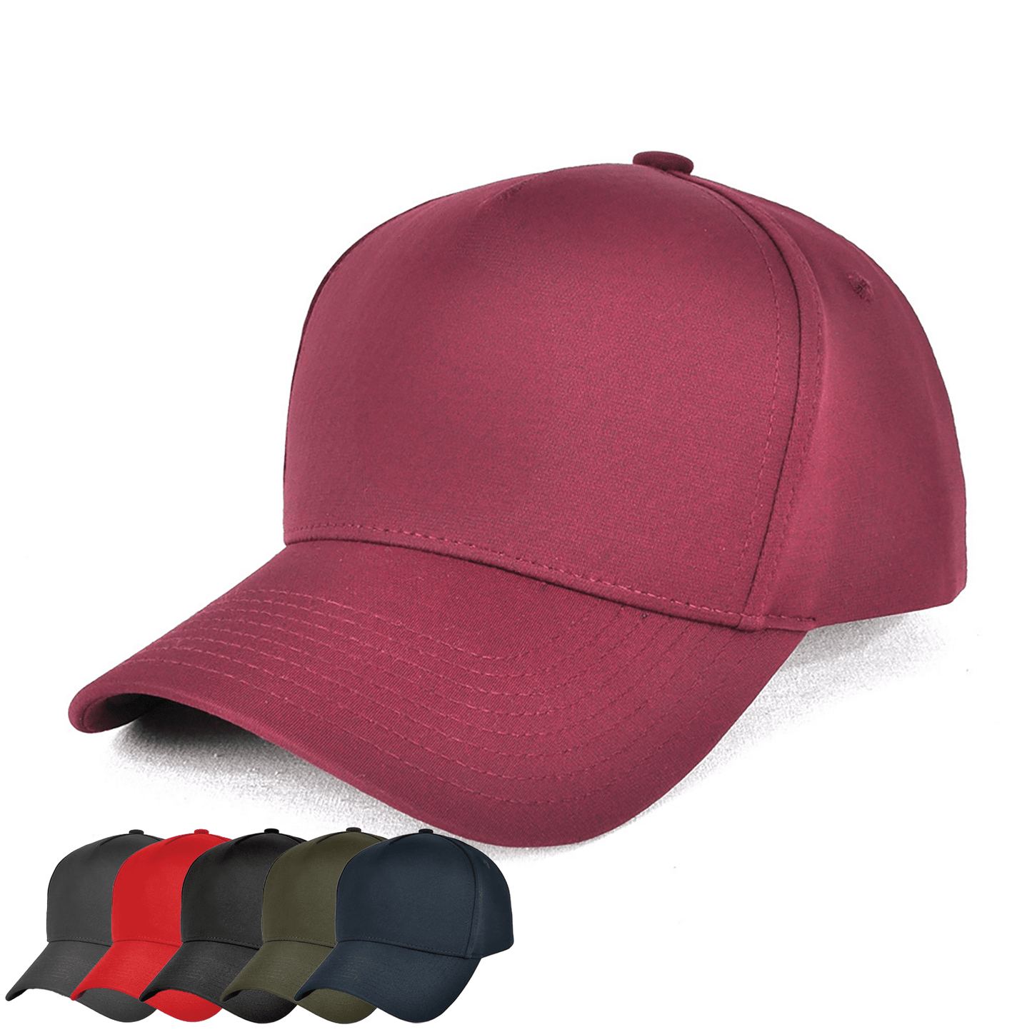 D - Lux 5 Panel Cap AH331 - SunSafe Australia
