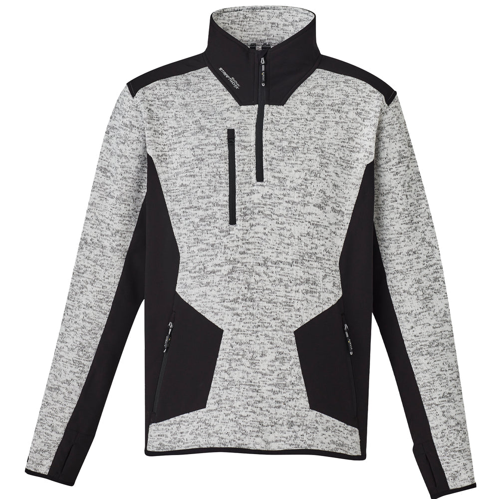 Discontinued Clearance Reinforced 1/4 Zip Fleece Pullover Streetworx ZT380 - SunSafe Australia