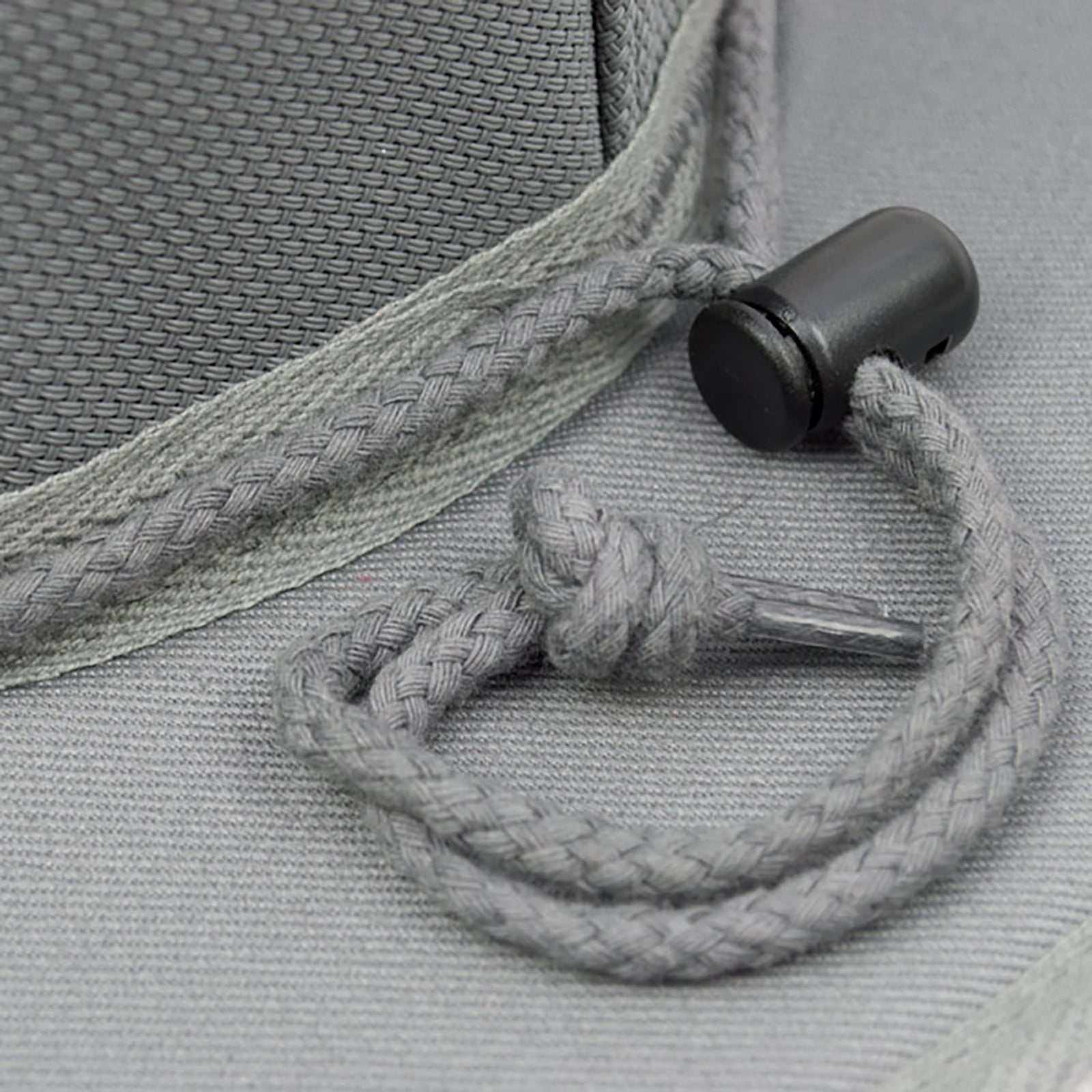 Earmuff Hat Micro Mesh Silver Grey 9cm Brim UPF 50+ Newcastle Hats - SunSafe Australia