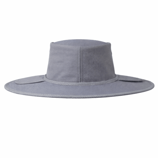 Earmuff Hat Standard Silver Grey 11cm Brim UPF 50+ Newcastle Hats - SunSafe Australia