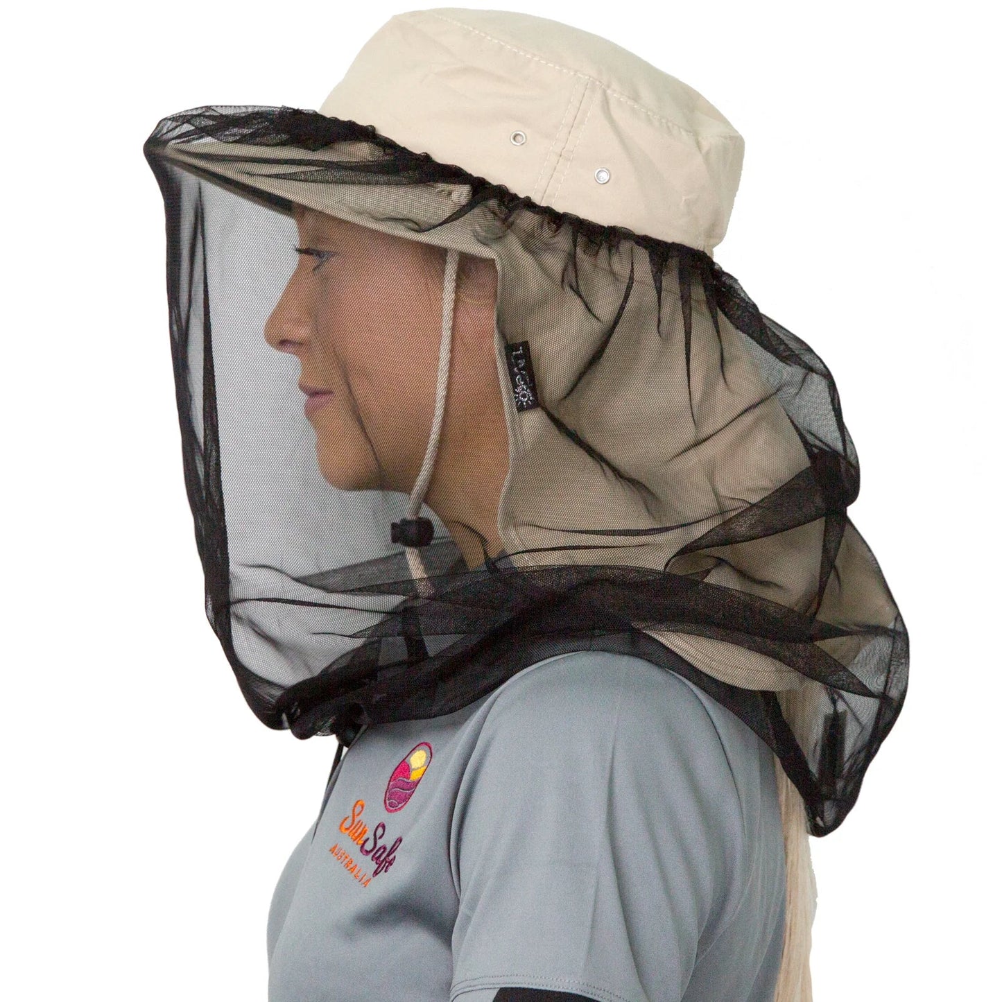 Extra Long Tapered Cut Easy View Fly Net by UVeto Australia - SunSafe Australia
