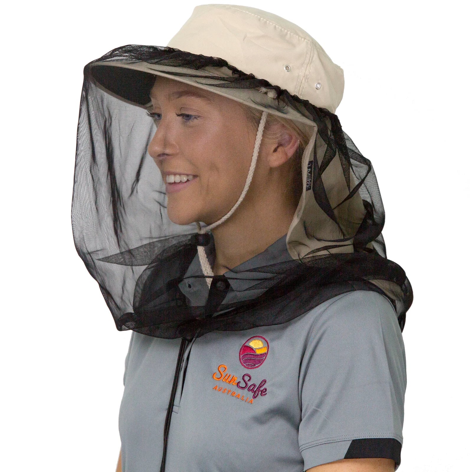 Extra Long Tapered Cut Easy View Fly Net by UVeto Australia - SunSafe Australia