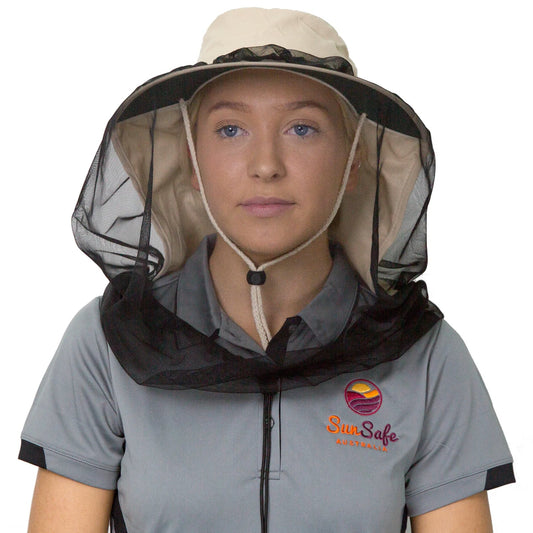 Extra Long Tapered Cut Easy View Fly Net by UVeto Australia - SunSafe Australia