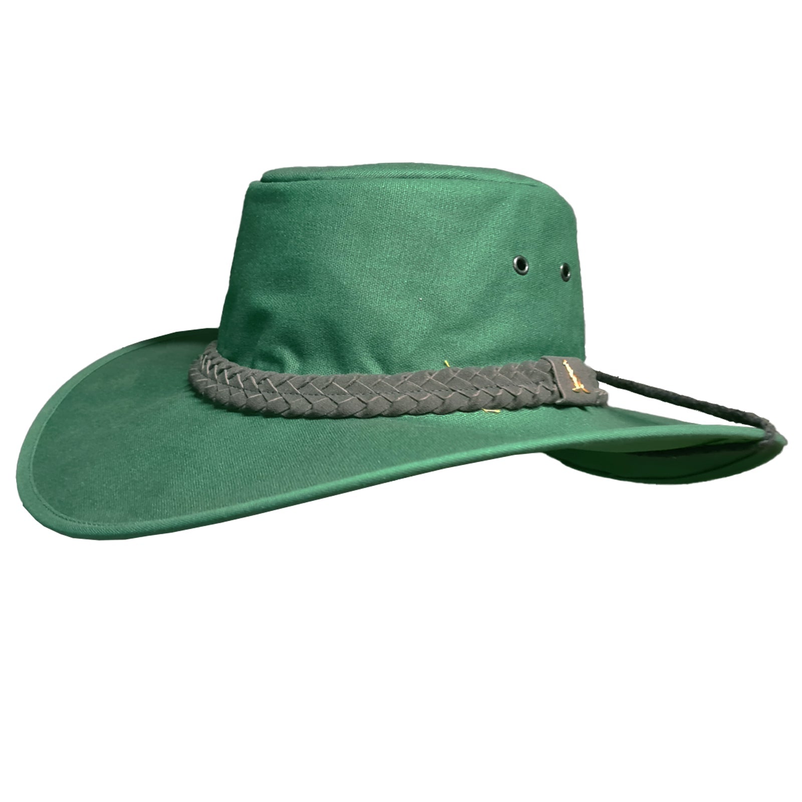Full Brim Cotton Canvas Bushman Hat - SunSafe Australia