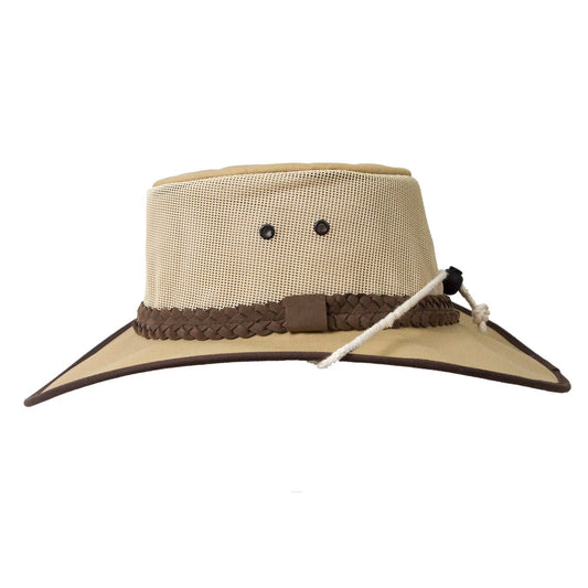 Full Brim Mesh Hat Countryman - SunSafe Australia