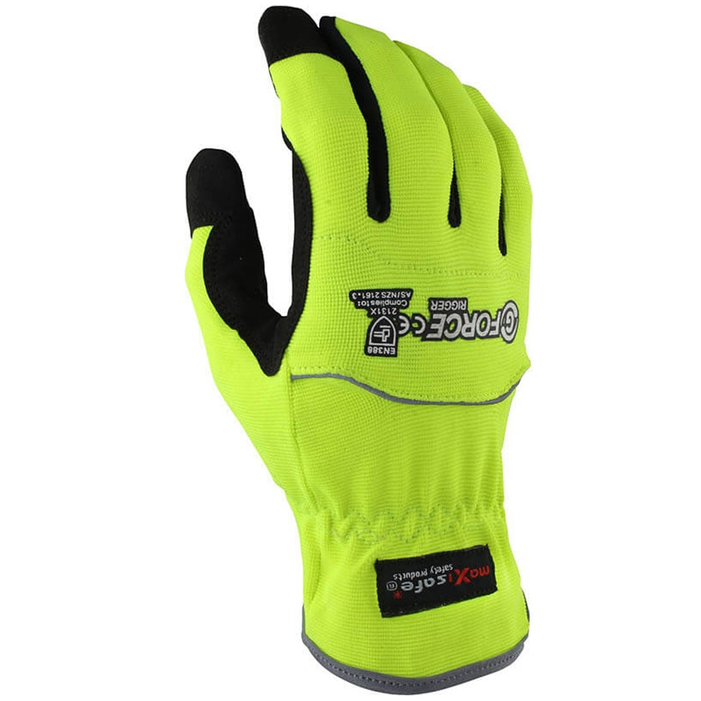 G - Force High Visibility Synthetic Riggers Gloves GRS255 - SunSafe Australia