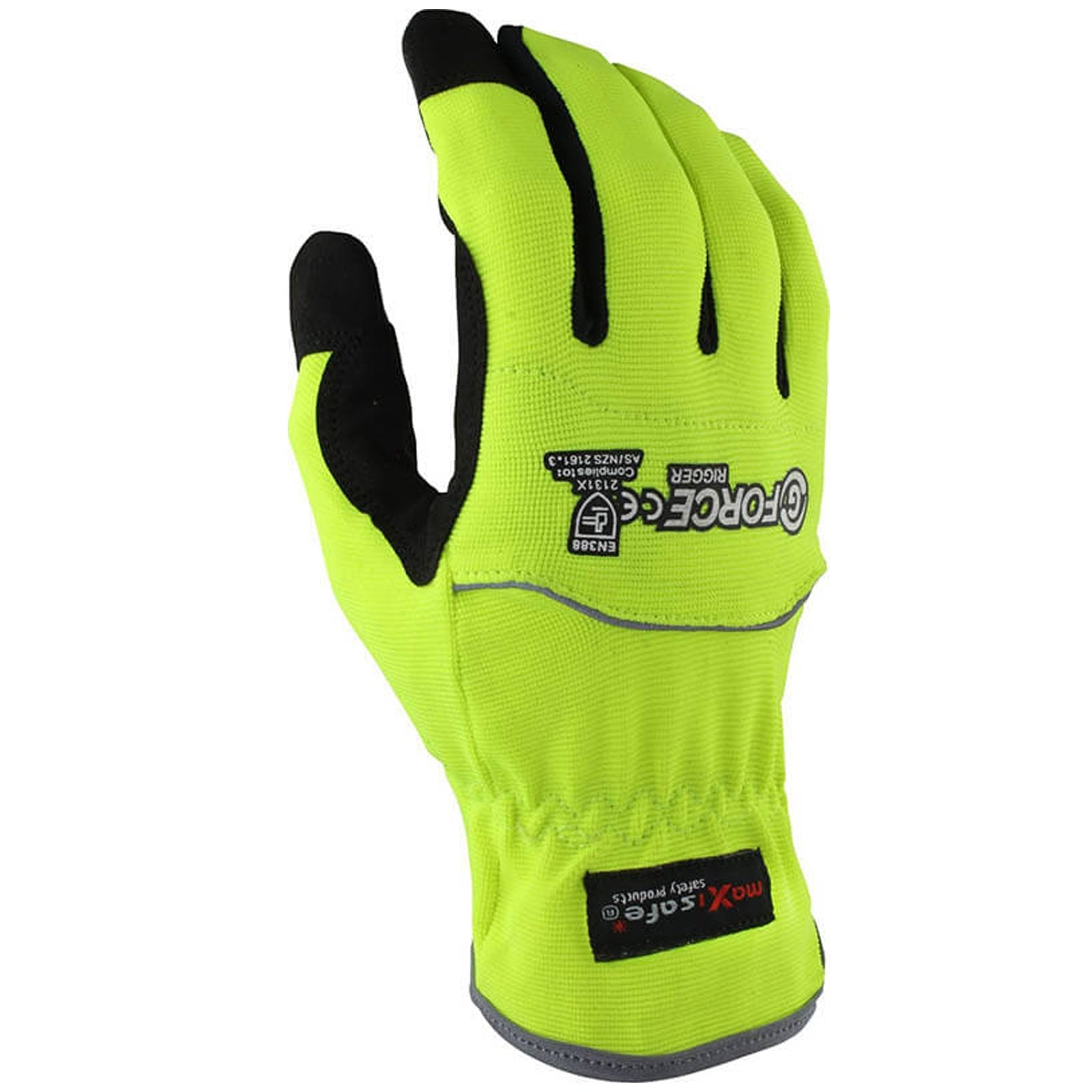 G - Force High Visibility Synthetic Riggers Gloves GRS255 - SunSafe Australia