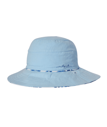 Girls Millymook Pearl Wide Brim Hat - SunSafe Australia
