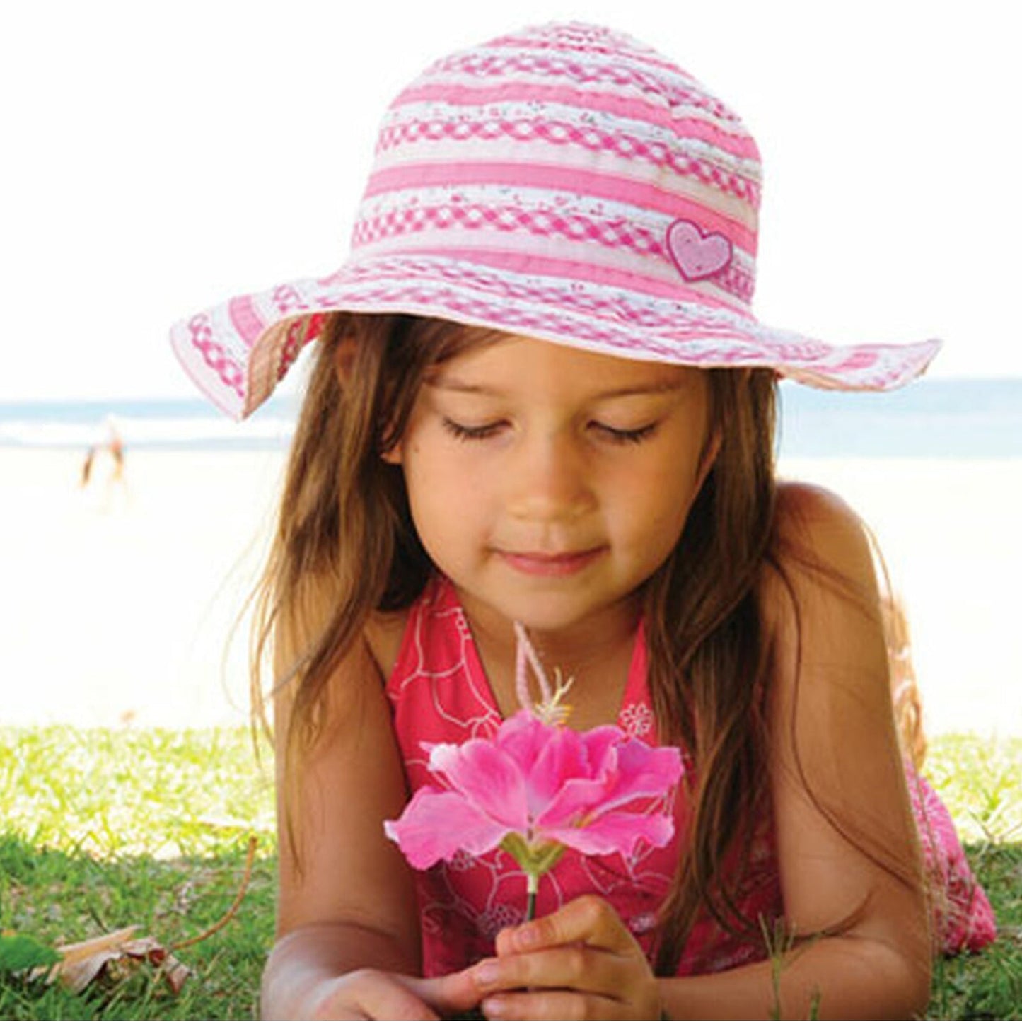 Girls Millymook Sweetheart Floppy Hat - SunSafe Australia