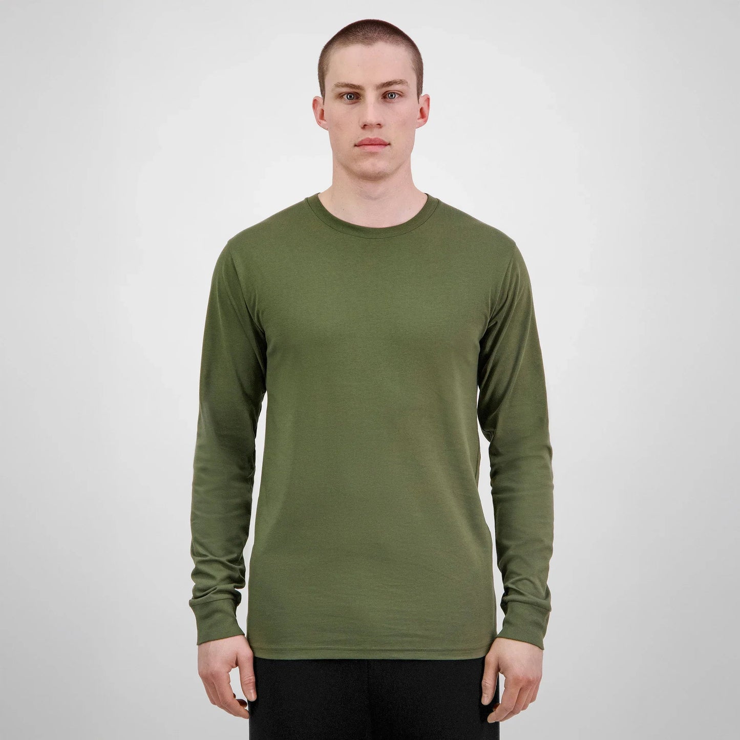 Goodmates Men's Basis Long Sleeve Tee UPF 50+ in Army