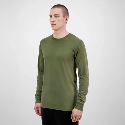 Goodmates Men's Basis Long Sleeve Tee UPF 50+ in Army