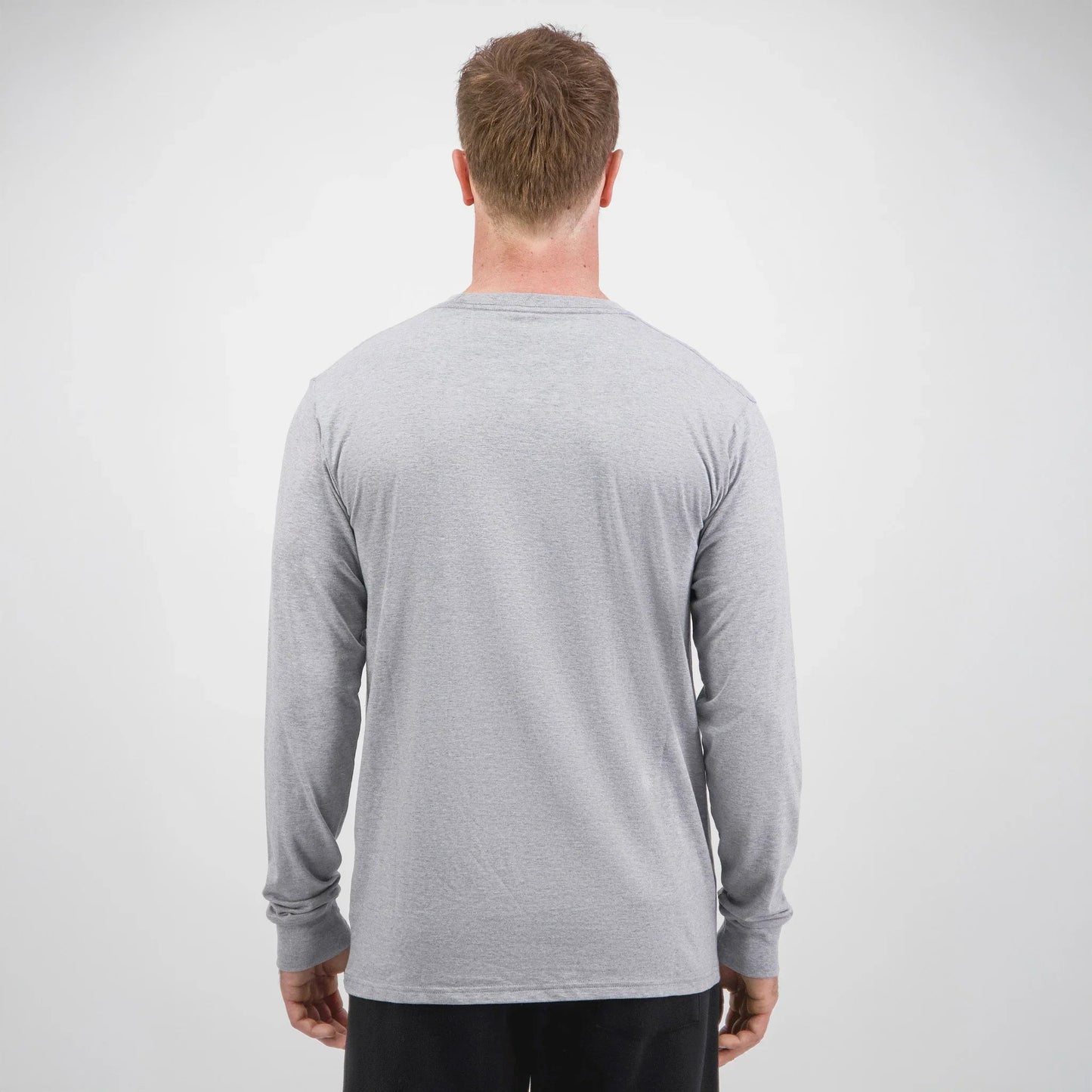 Goodmates Men's Basis Long Sleeve Tee UPF 50+ in Grey Marle