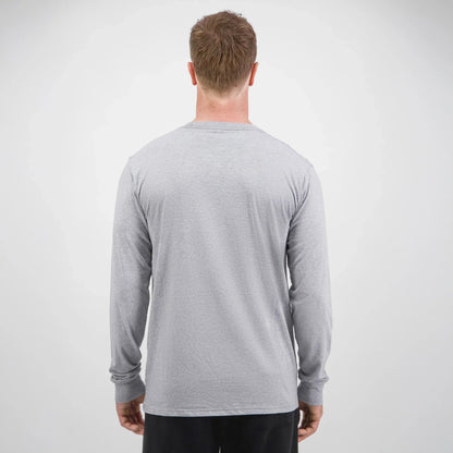 Goodmates Men's Basis Long Sleeve Tee UPF 50+ in Grey Marle