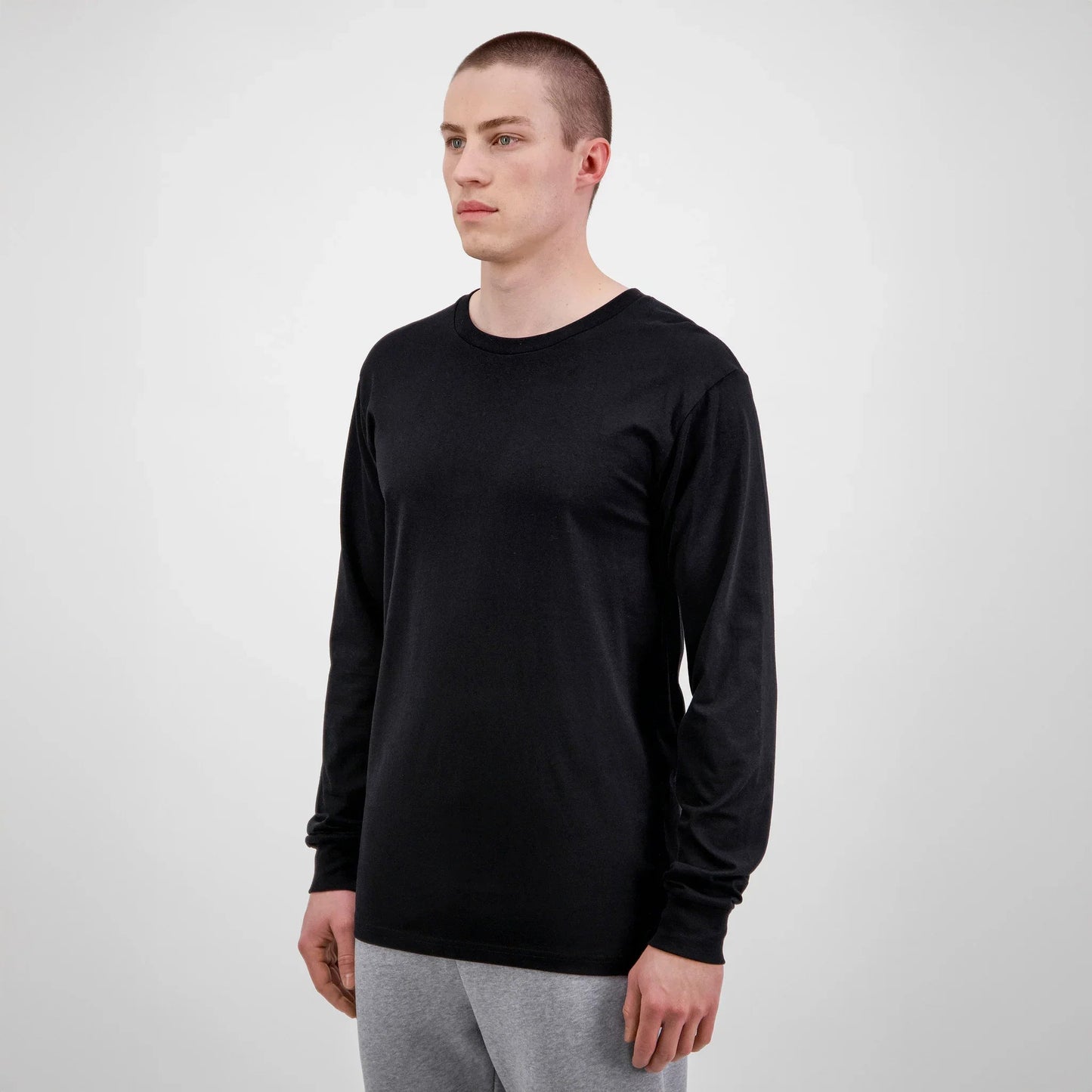 Goodmates Men's Basis Long Sleeve Tee UPF 50+ in Navy Blue