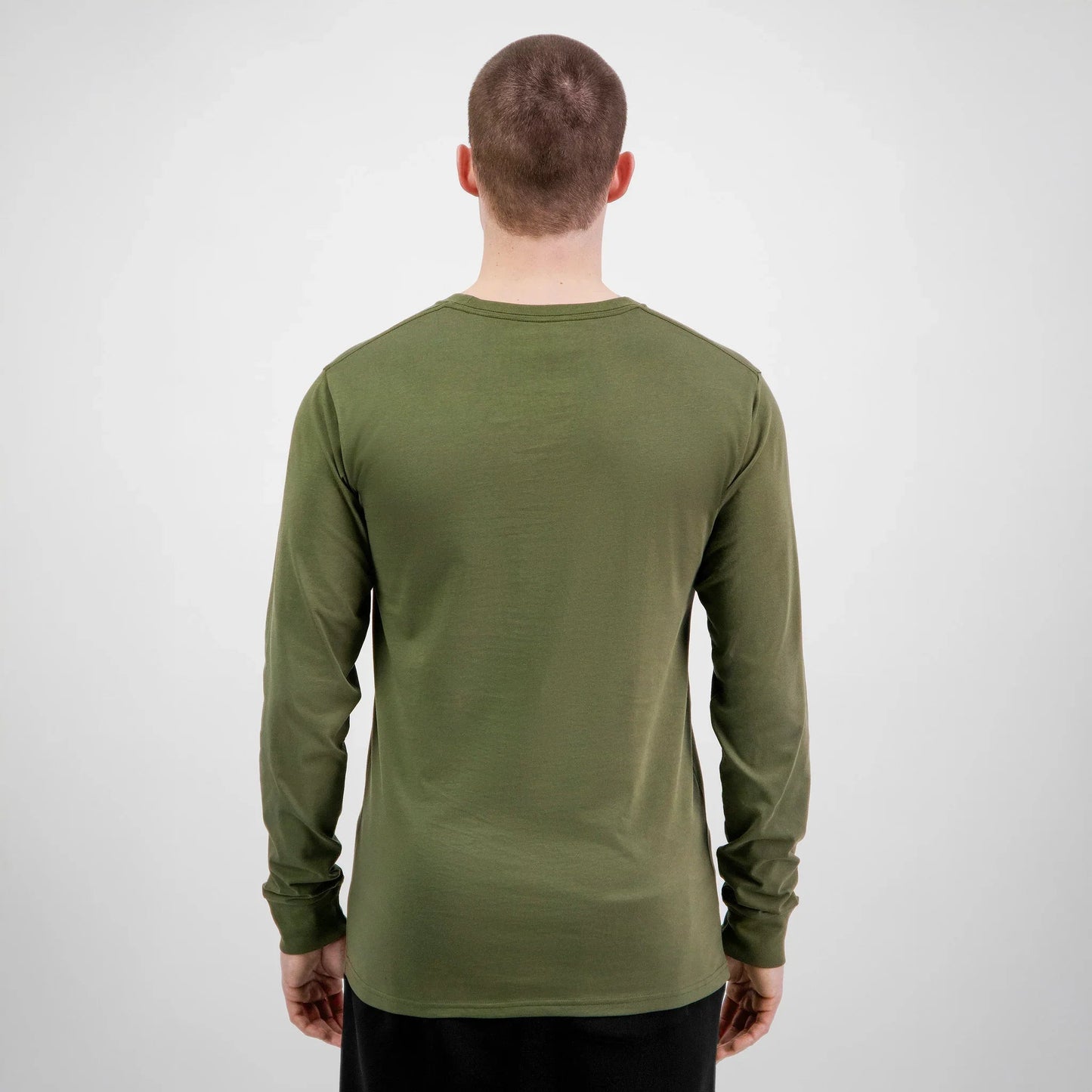 Goodmates Men's Basis Long Sleeve Tee UPF 50+ in Army